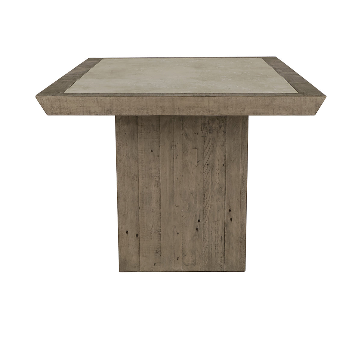 Efron Dining Table - Distressed Gray/Antique White