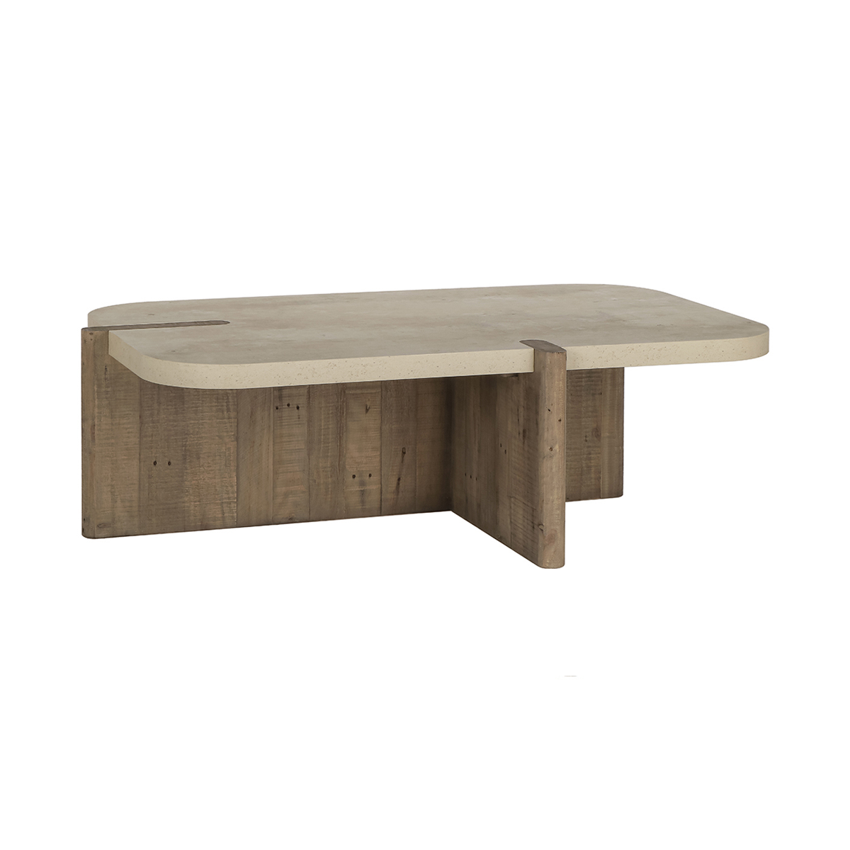 Dillon Solid Wood Rectangle Coffee Table