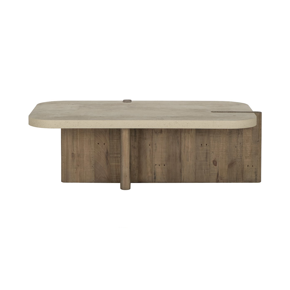 Dillon Solid Wood Rectangle Coffee Table