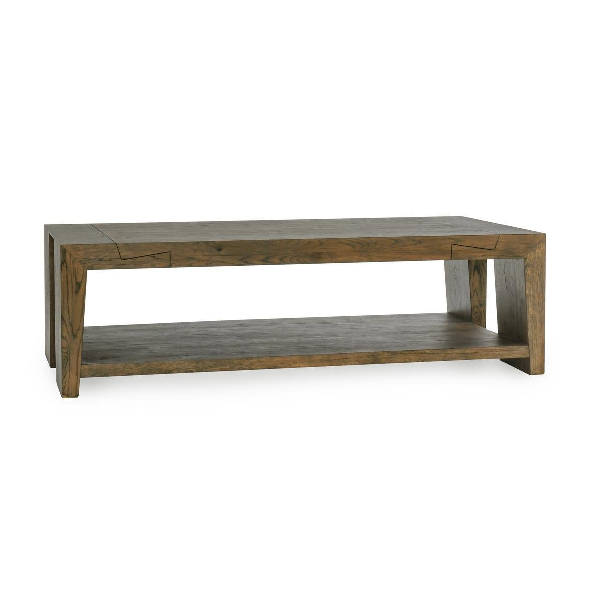 Troy Coffee Table - Suede Brown