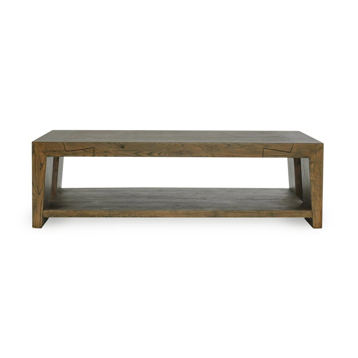 Troy Coffee Table - Suede Brown