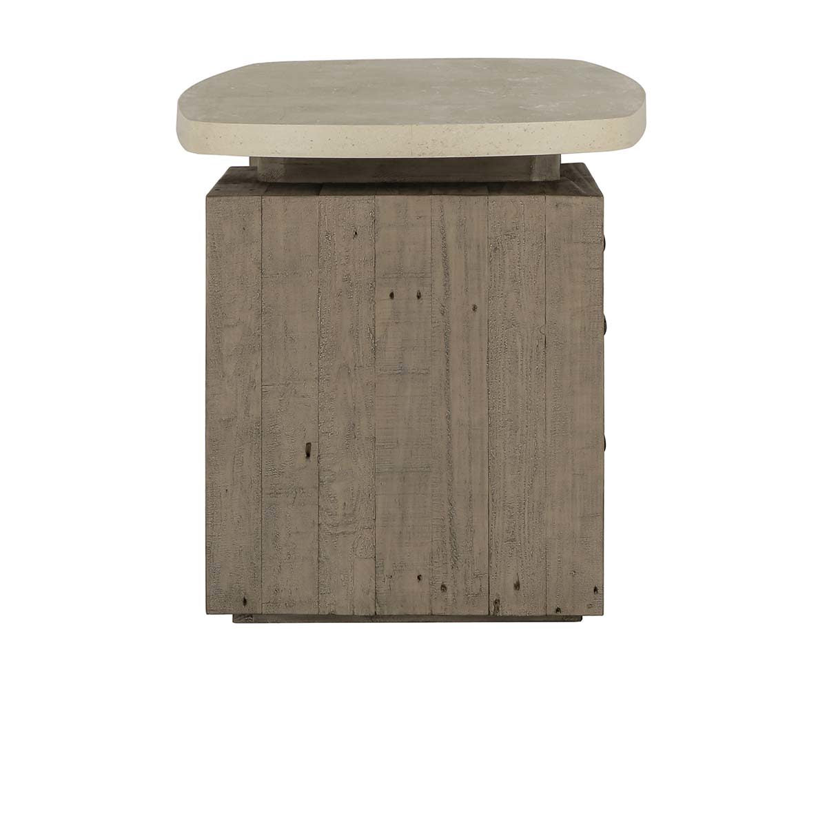 Angus Desk - Distressed Antique White/Distressed Gray - Distressed Gray/Antique White