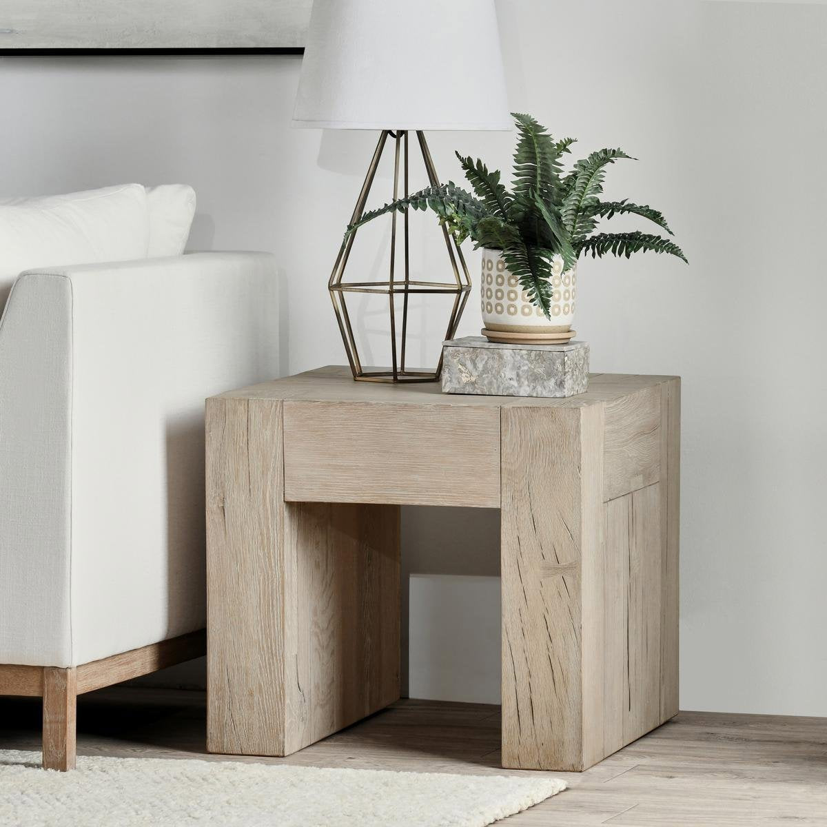 Bristol End Table - Cafe Brown