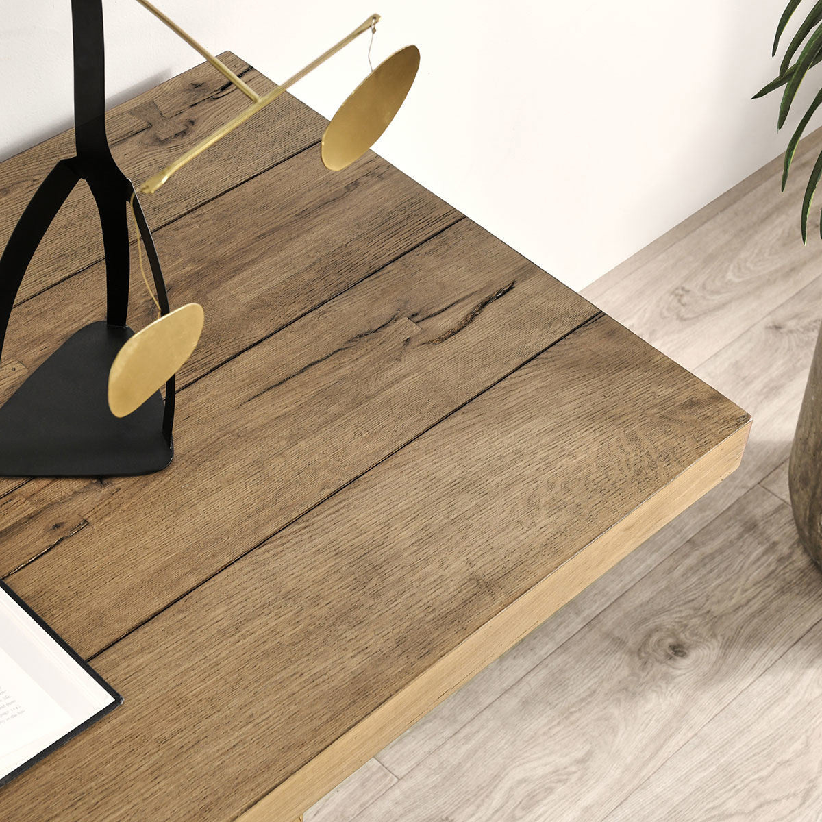 Arleth Solid Wood Rectangle Console Table