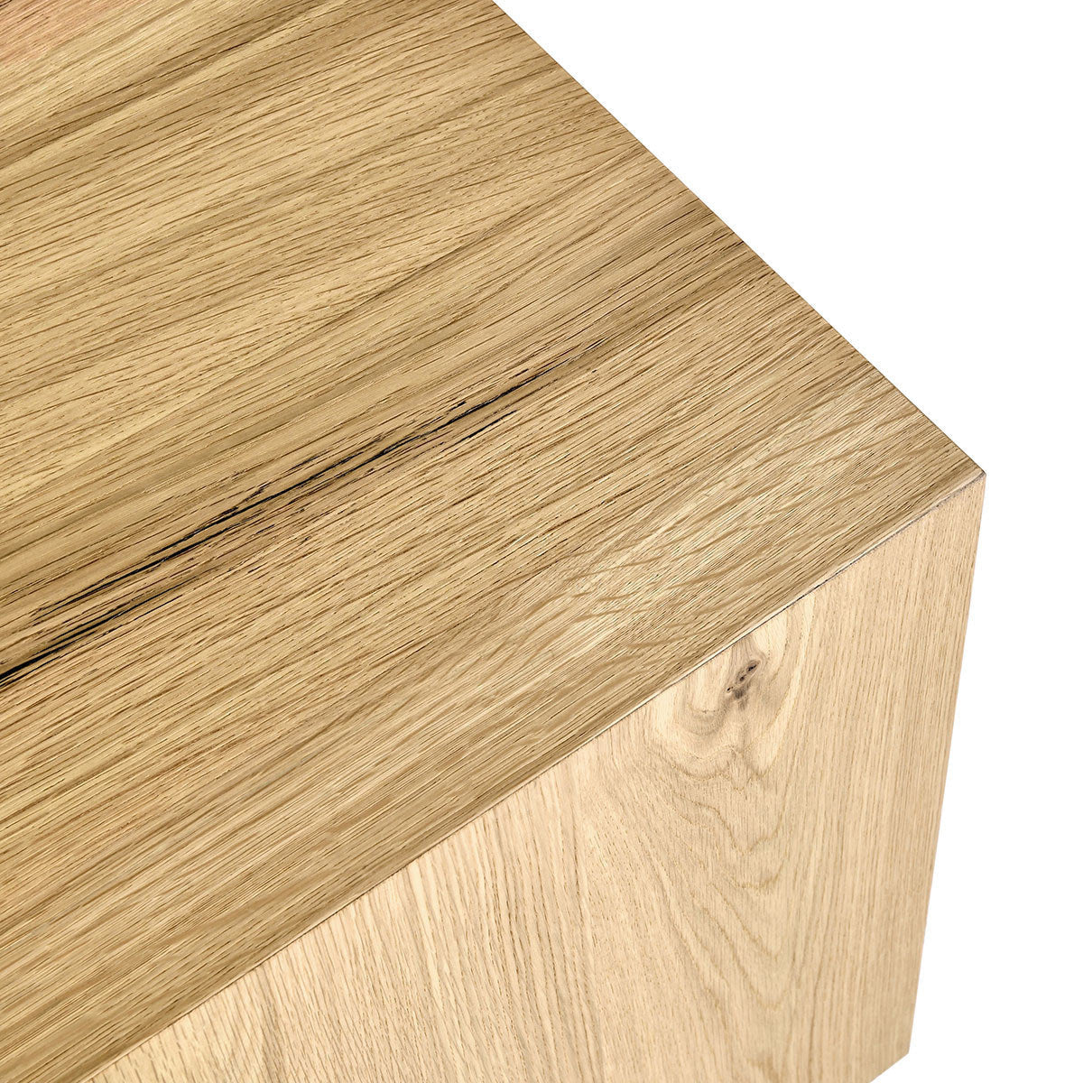 Layne Solid Wood Square End Table - True Natural