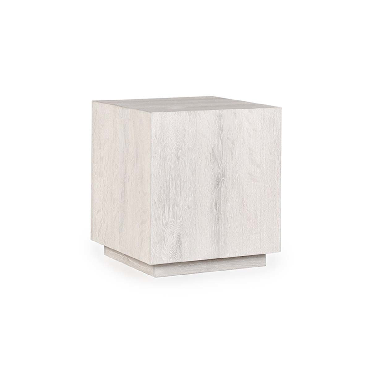 Layne End Table - Milk White