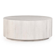 Layne Coffee Table with Casters - Milk White