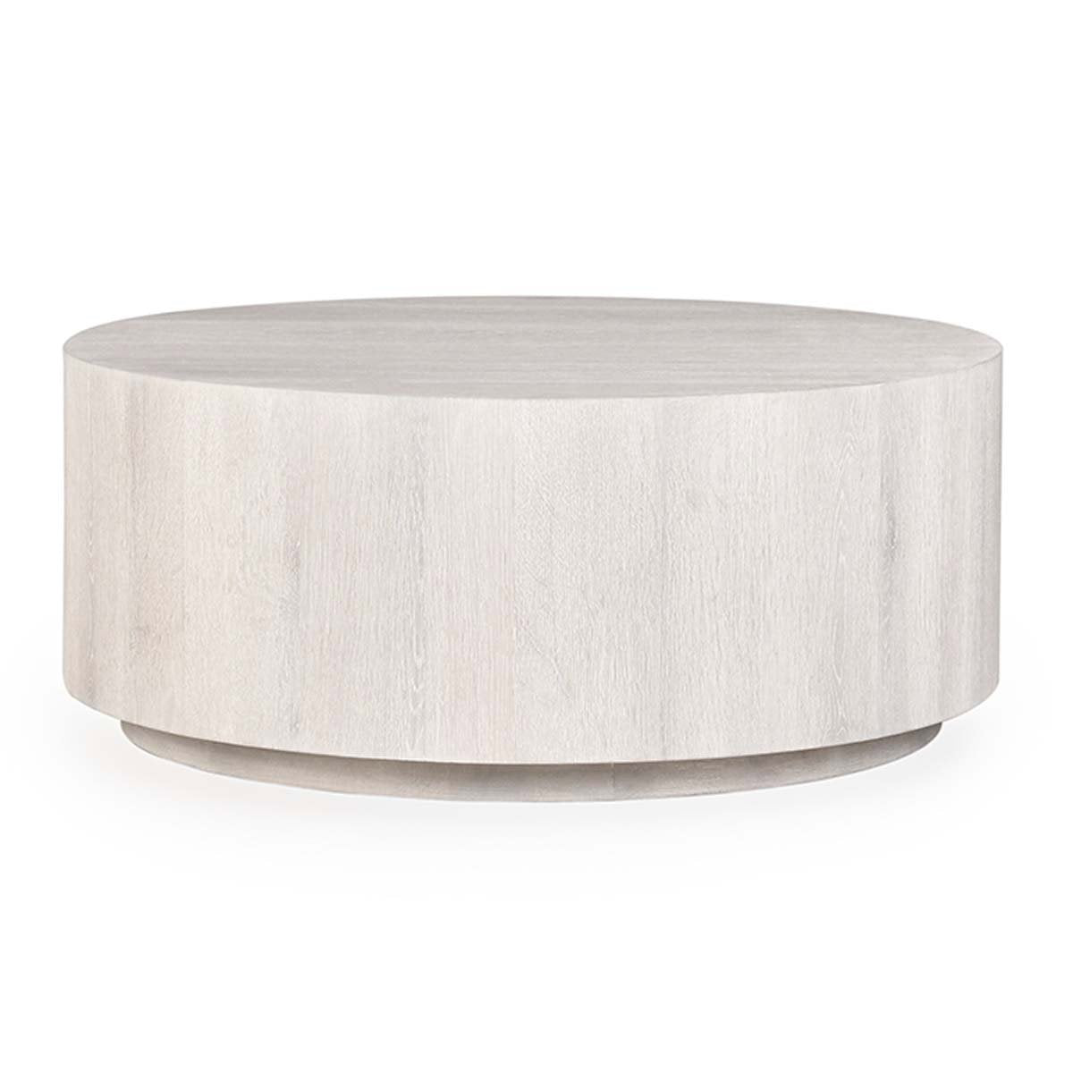 Layne Coffee Table with Casters - Milk White