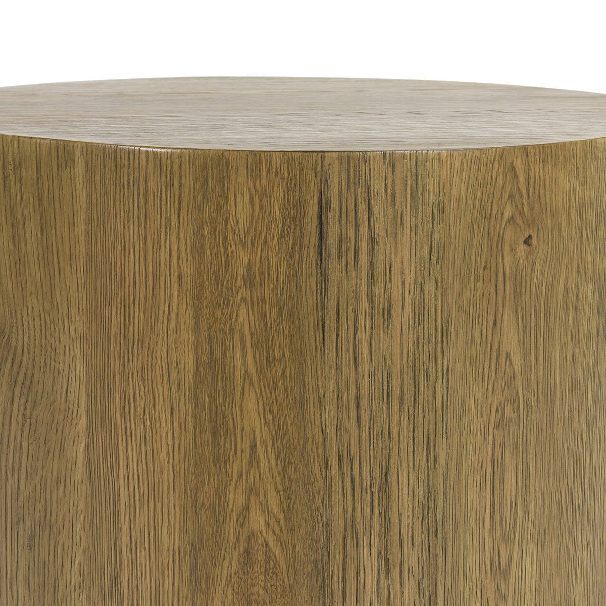 Layne Solid Wood Round End Table