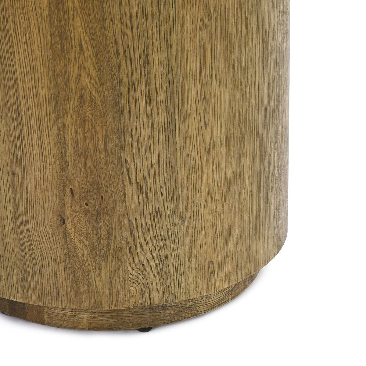 Layne Solid Wood Round End Table