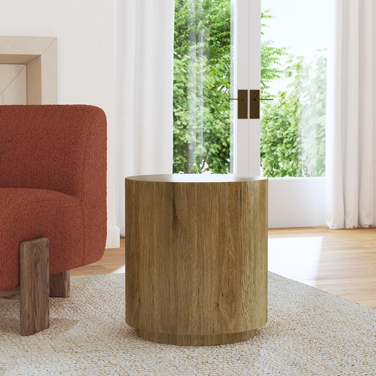 Layne End Table - Light Brown