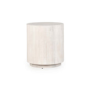 Layne End Table - Milk White
