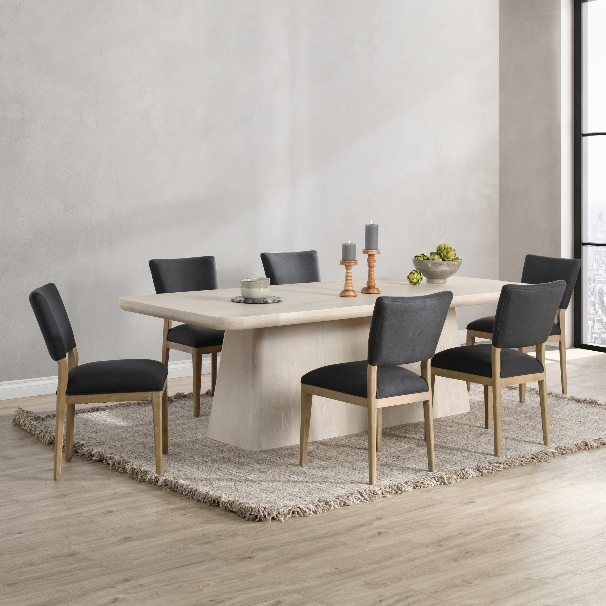 Orlando Dining Table - Milk White