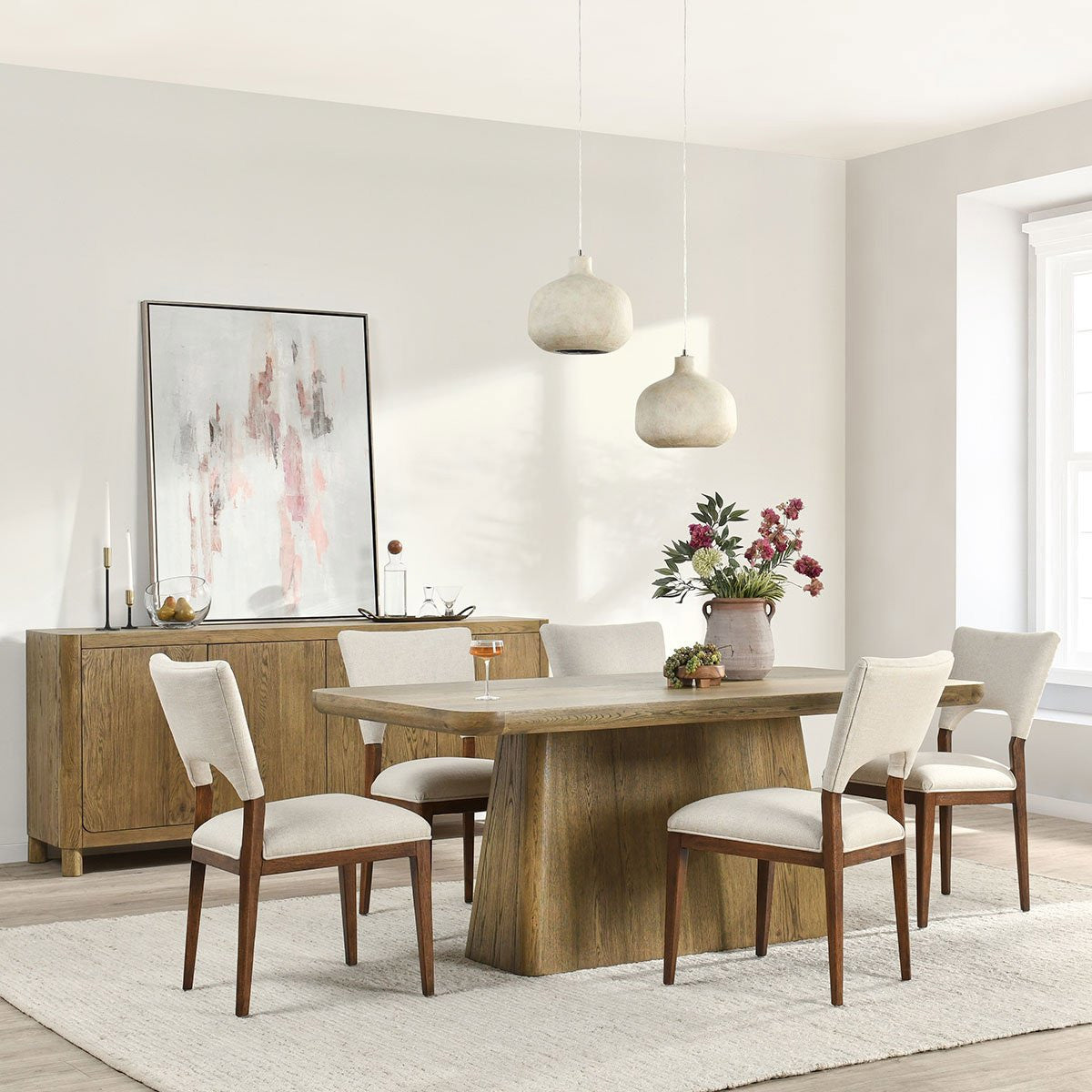 Orlando Solid Wood Rectangle Dining Table - 51031419