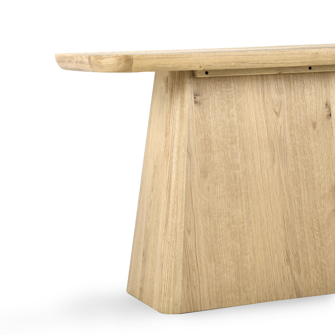 Orlando Solid Wood Rectangle Console Table - True Natural