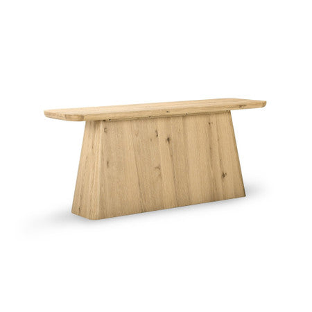 Orlando Solid Wood Rectangle Console Table - True Natural