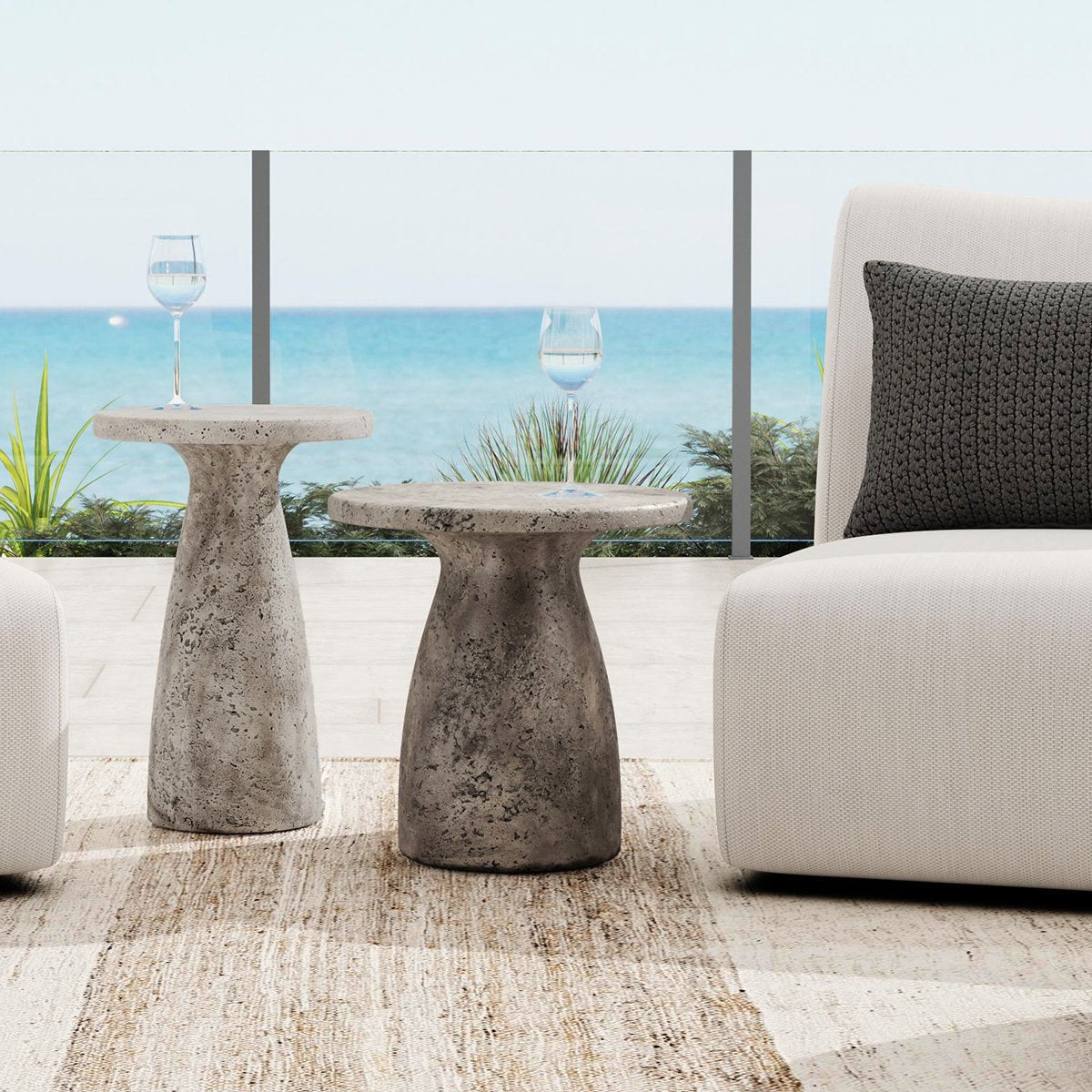 Collins Outdoor Round Accent Table