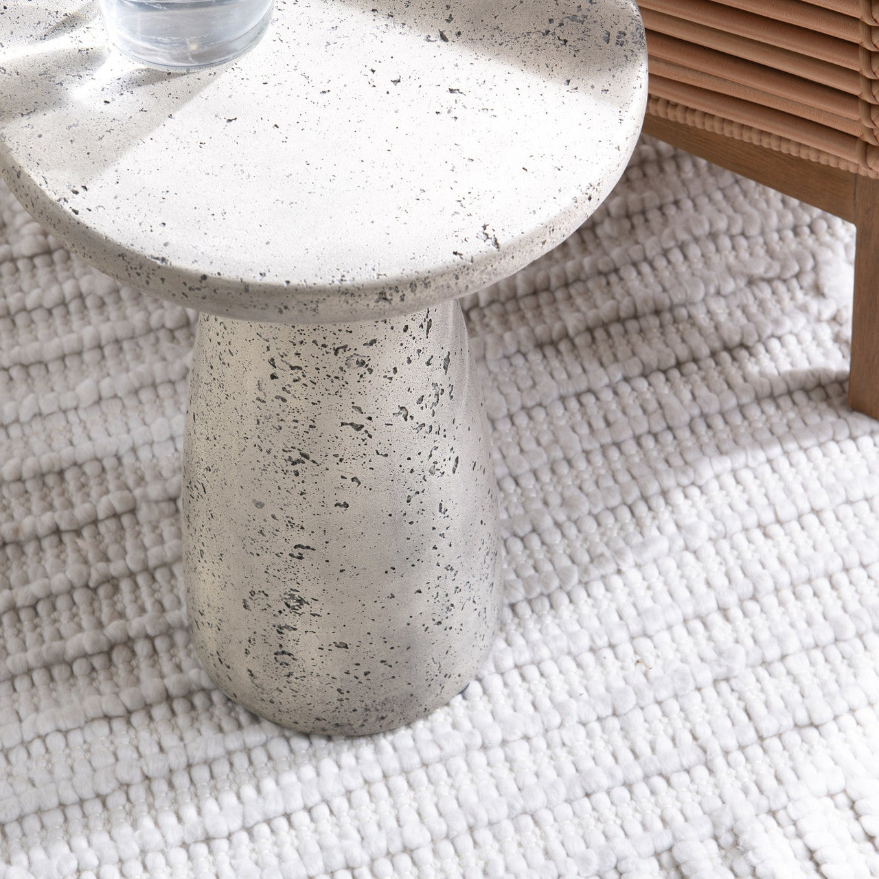Collins 19" Accent Table - Light Gray