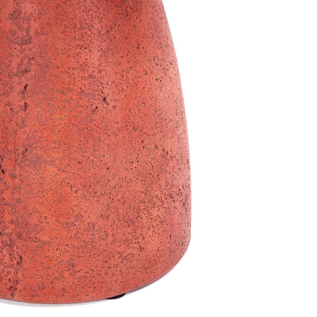 Collins Outdoor Round Accent Table - Rust