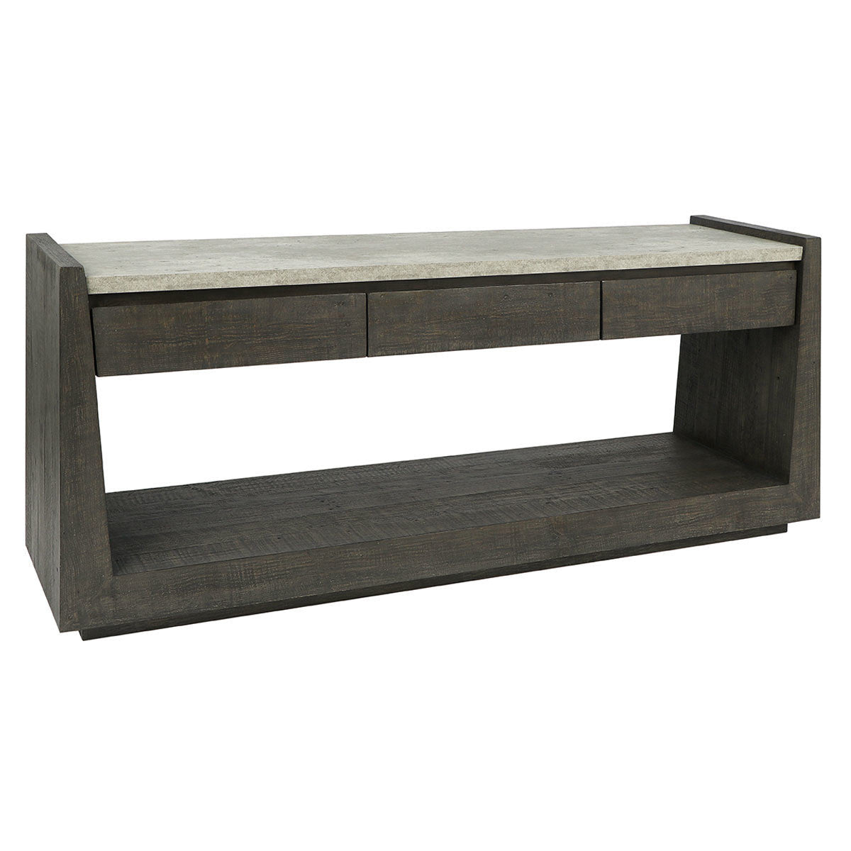 Tori Solid Wood Rectangle Console Table