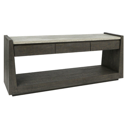 Tori Solid Wood Rectangle Console Table