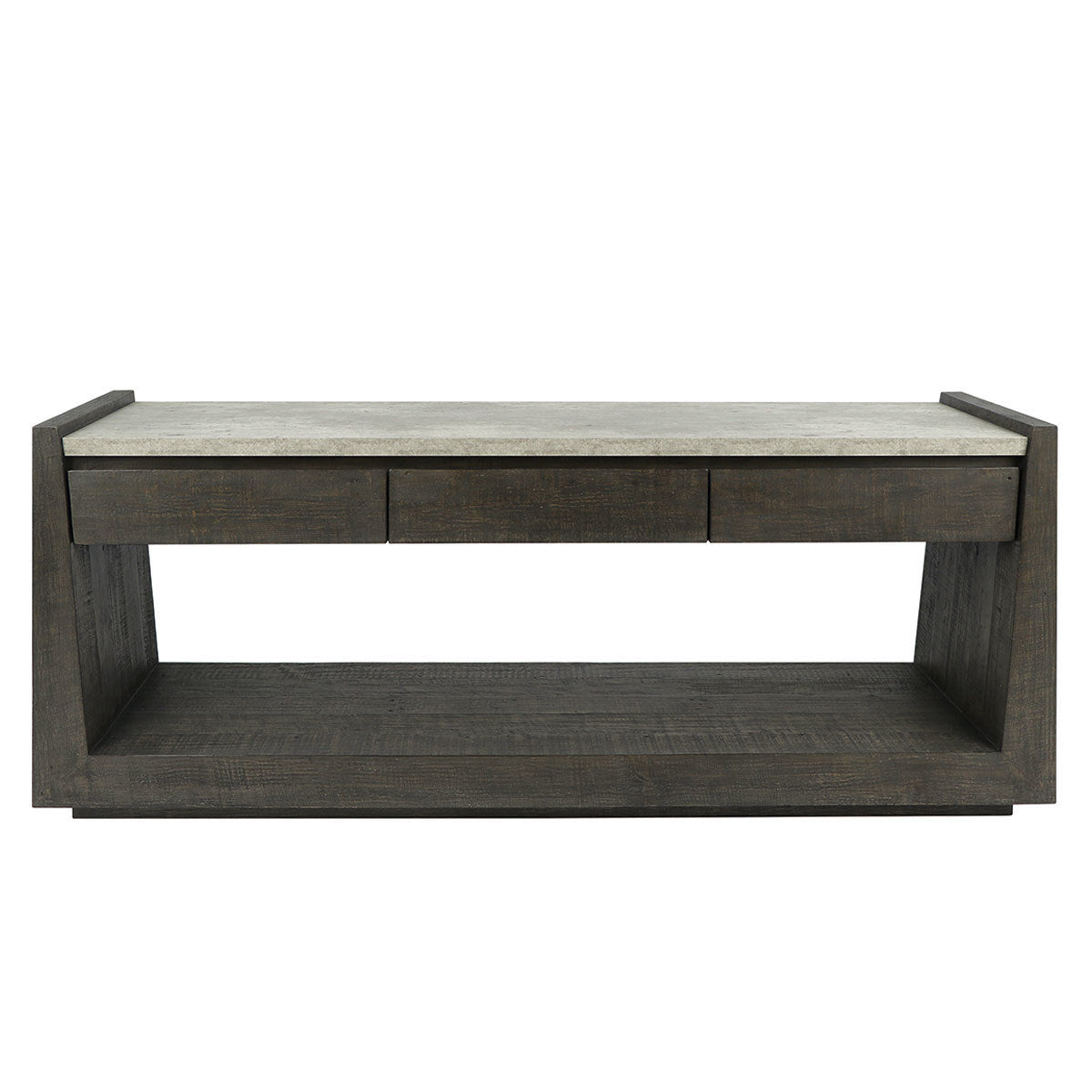 Tori Solid Wood Rectangle Console Table