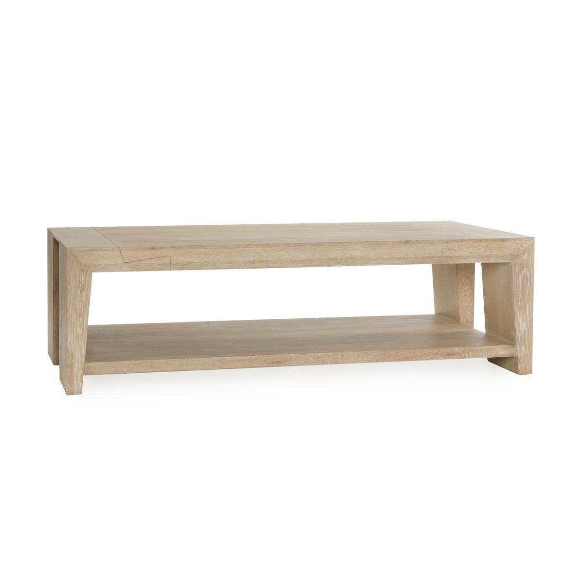 Troy Coffee Table - Suede Brown