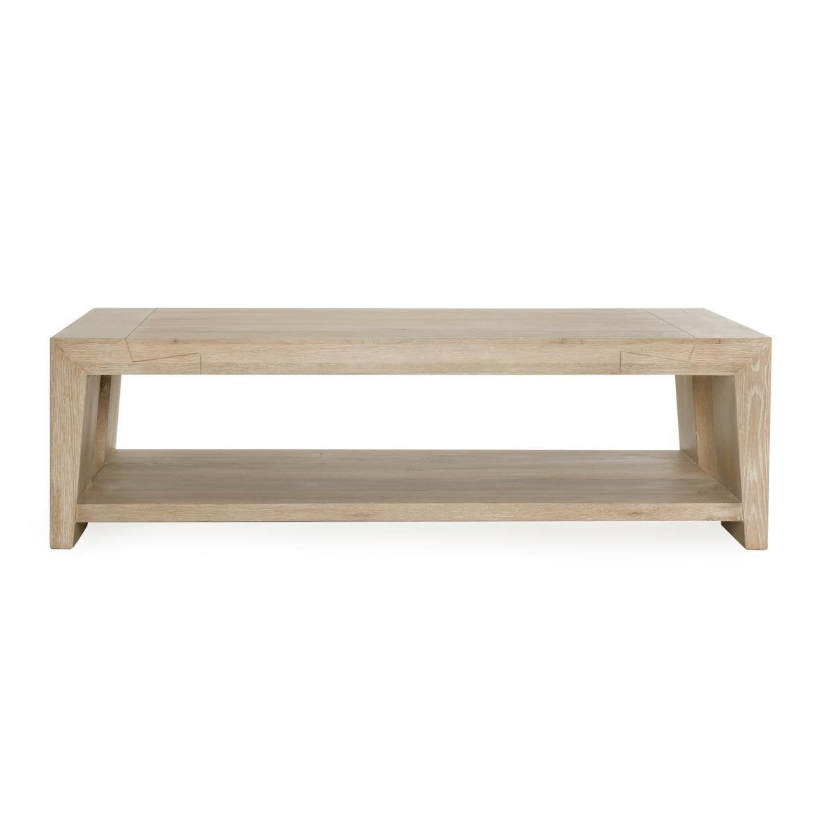 Troy Coffee Table - Suede Brown