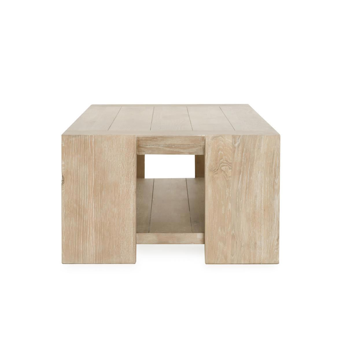 Troy Coffee Table - Suede Brown