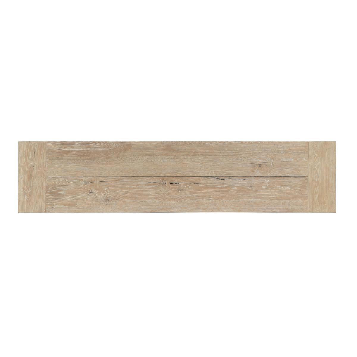 Troy Console Table - Suede Brown