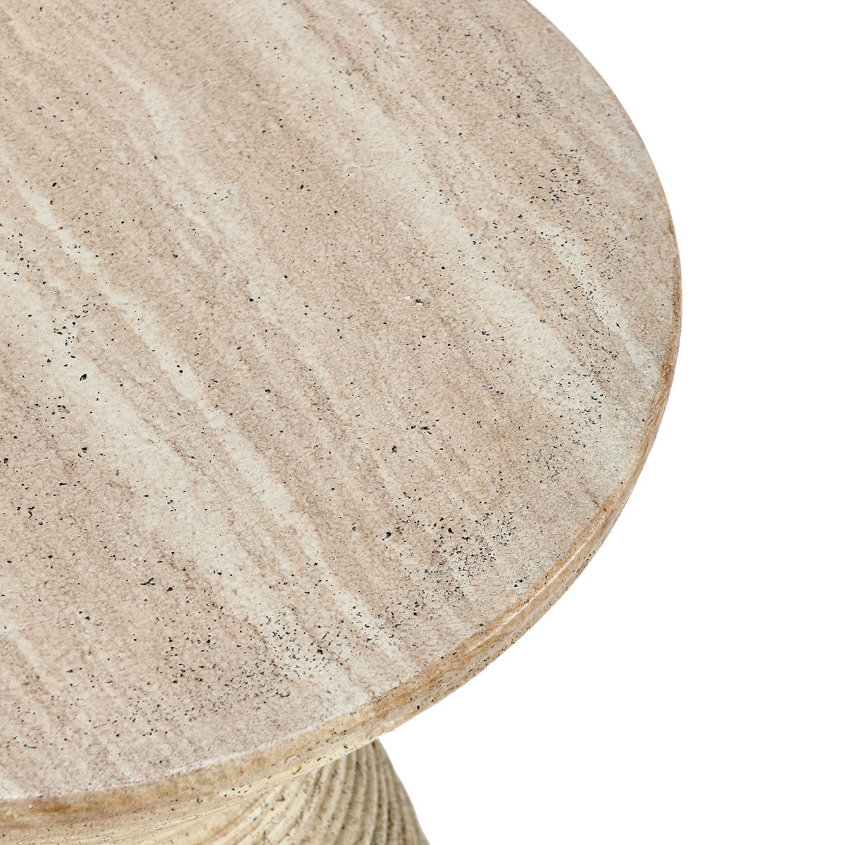 Fern Outdoor Accent Table - Beige