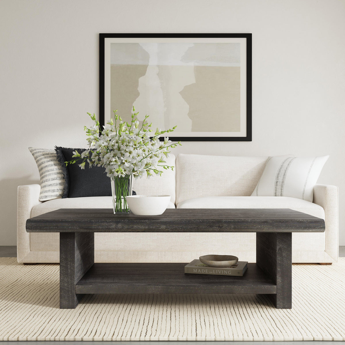 Larson Solid Wood Rectangle Coffee Table