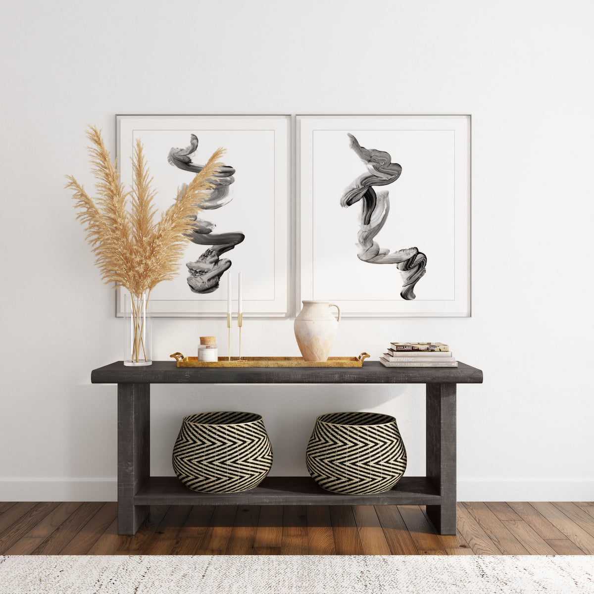 Larson Solid Wood Rectangle Console Table