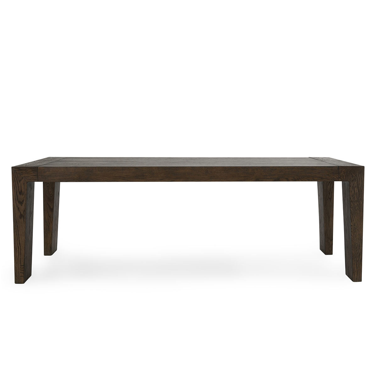 Troy Dining Table - Suede Brown - Antique Brown