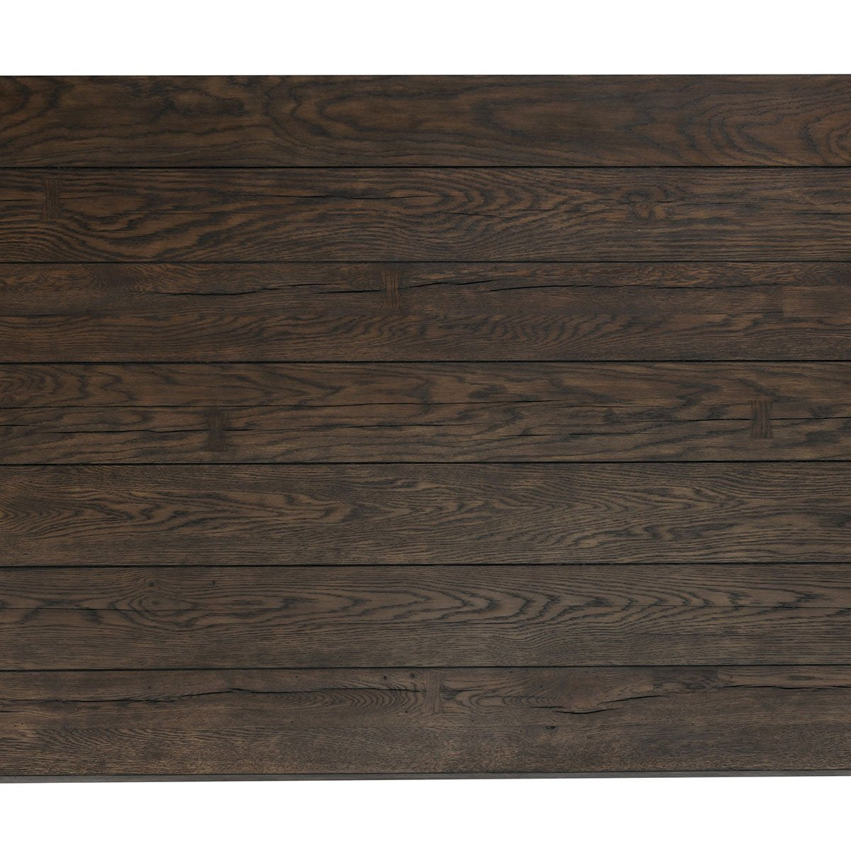 Troy Dining Table - Suede Brown - Antique Brown