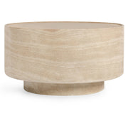 Mckenna Outdoor Coffee Table - Beige - Travertine