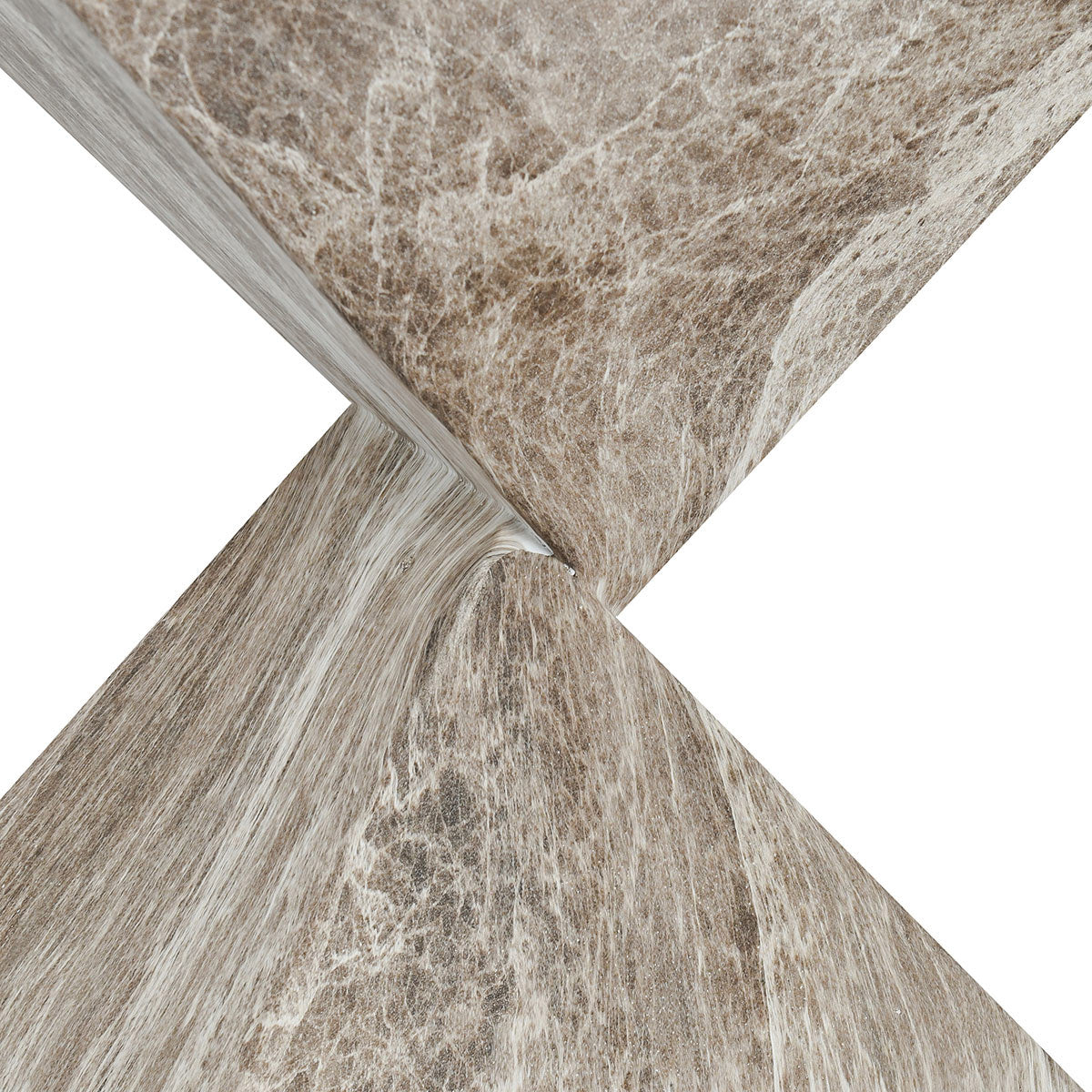 Adler Outdoor Accent Table - Brown/Ivory