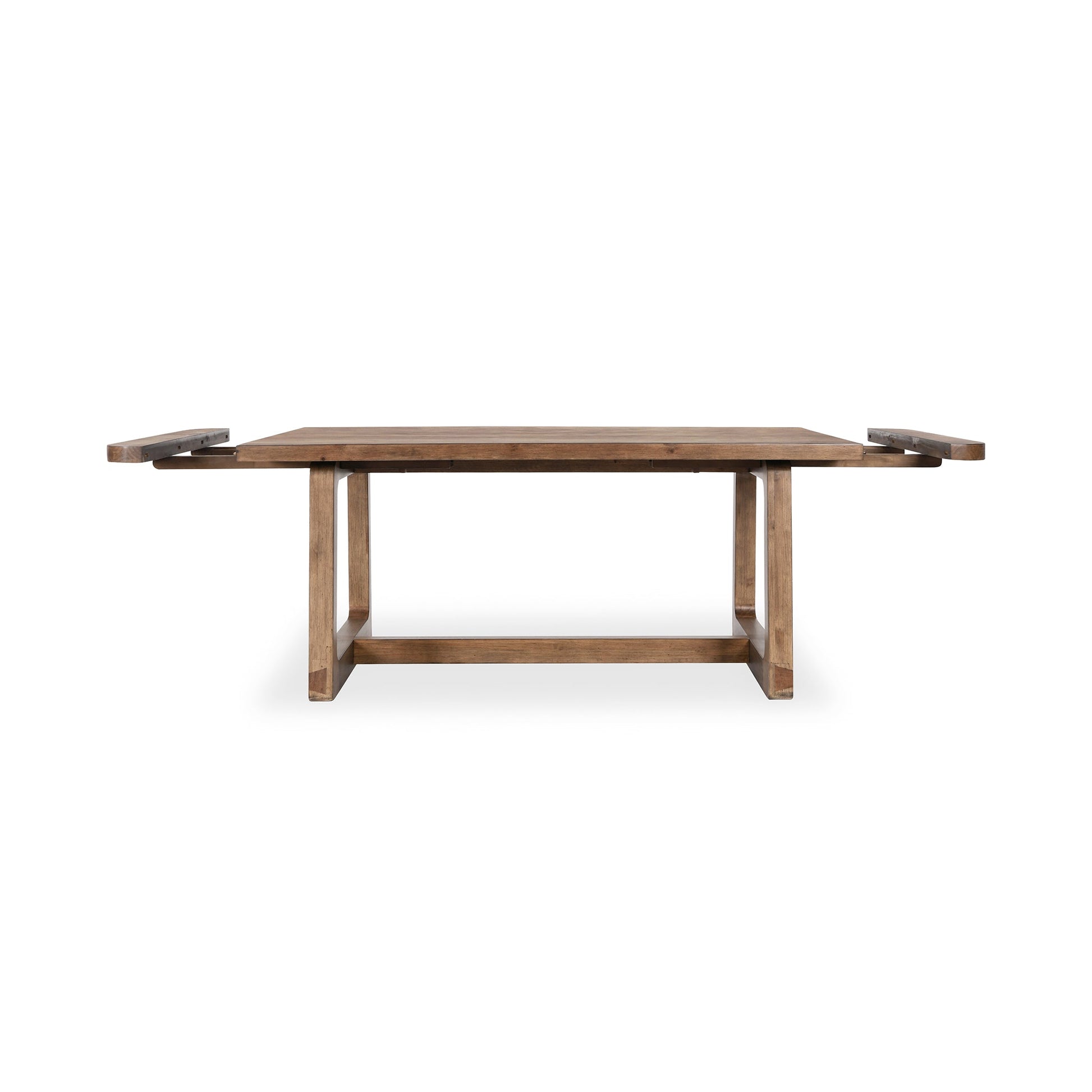 Lyra 86"-110" Extendable Dining Table - Smoke Brown