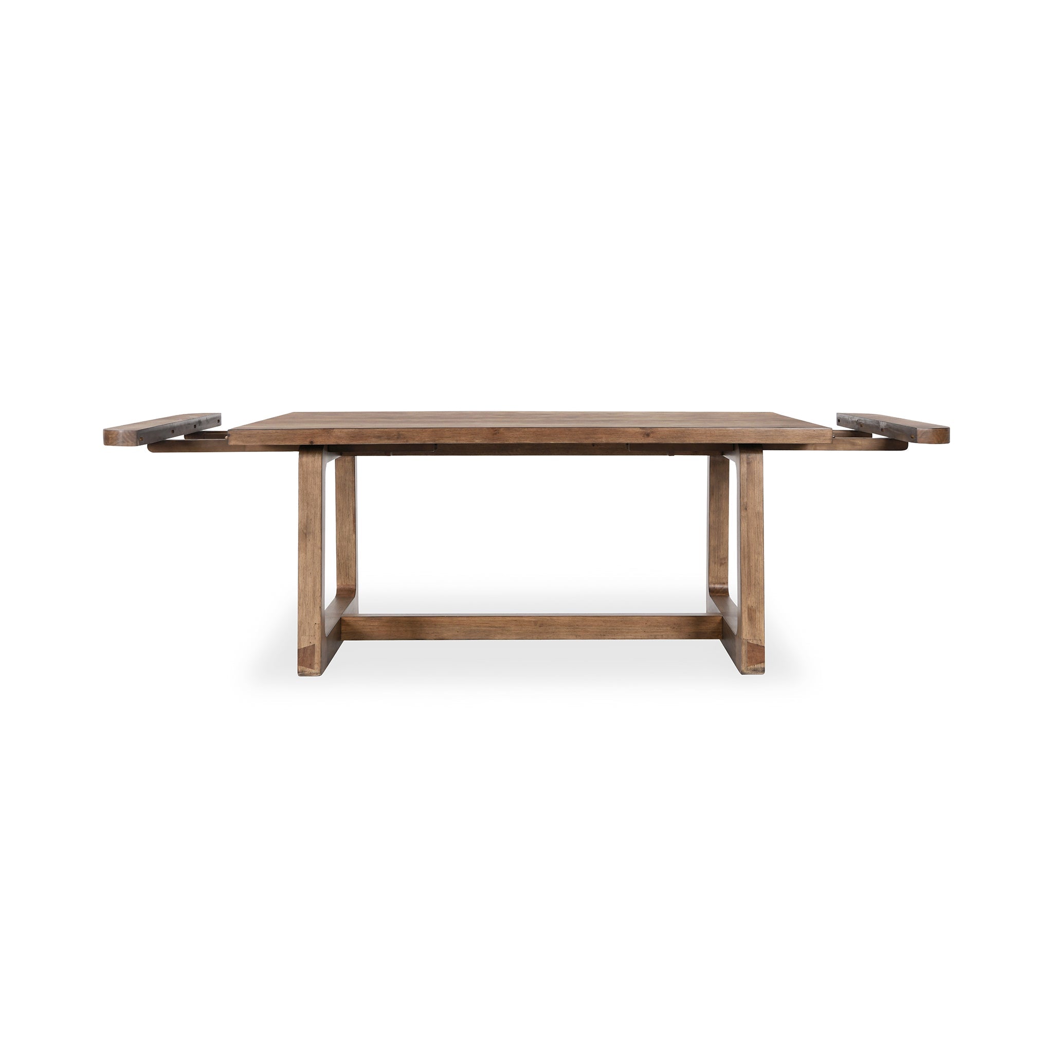Lyra 86"-110" Extendable Dining Table - Smoke Brown