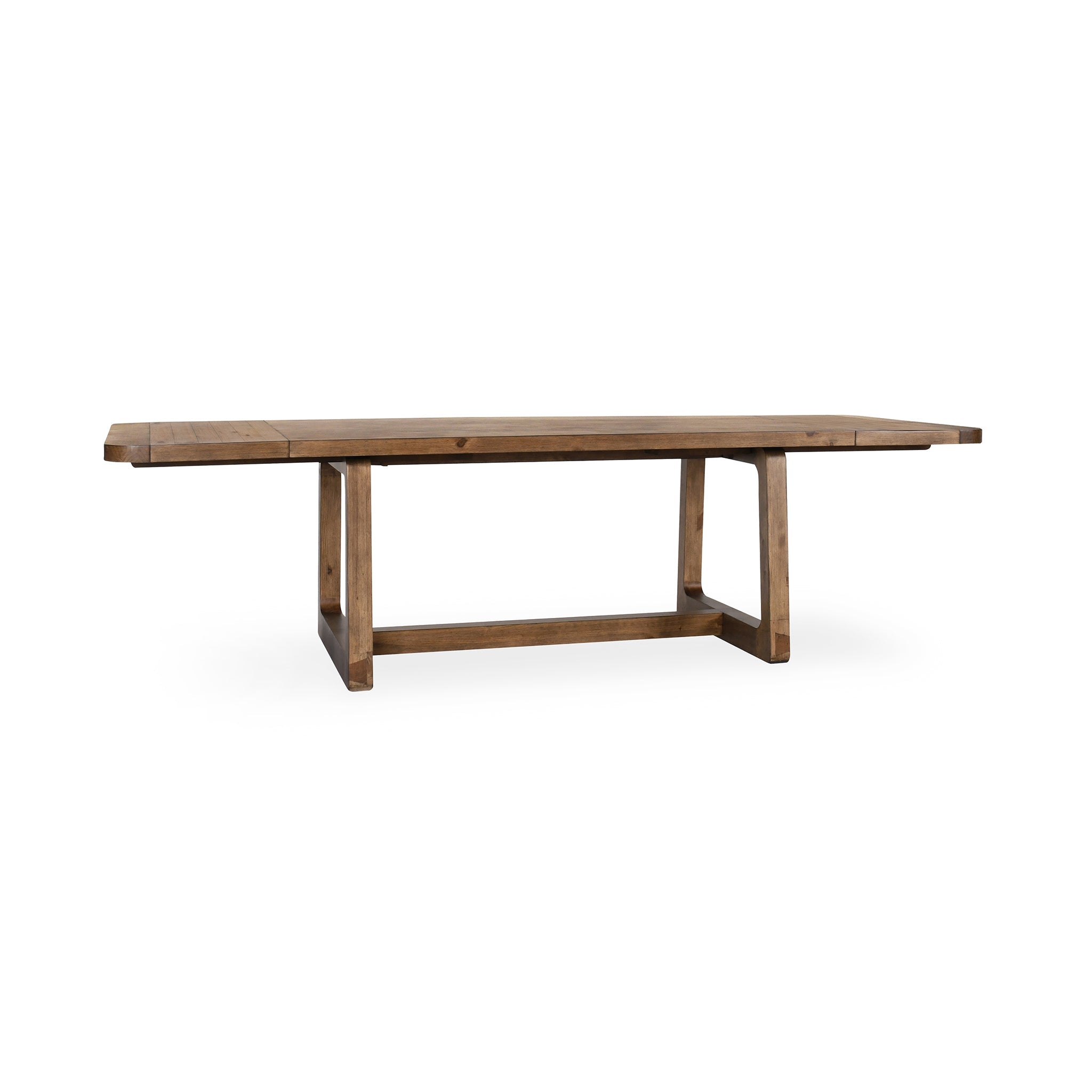 Lyra 86"-110" Extendable Dining Table - Smoke Brown