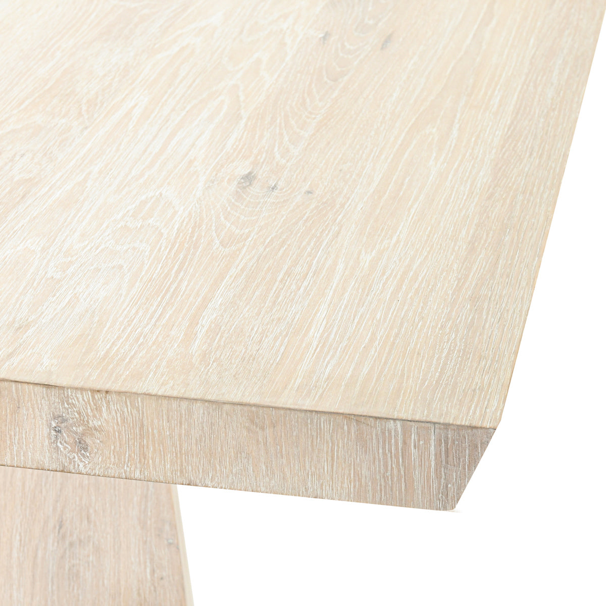 Sanford Dining Table - Cream Washed