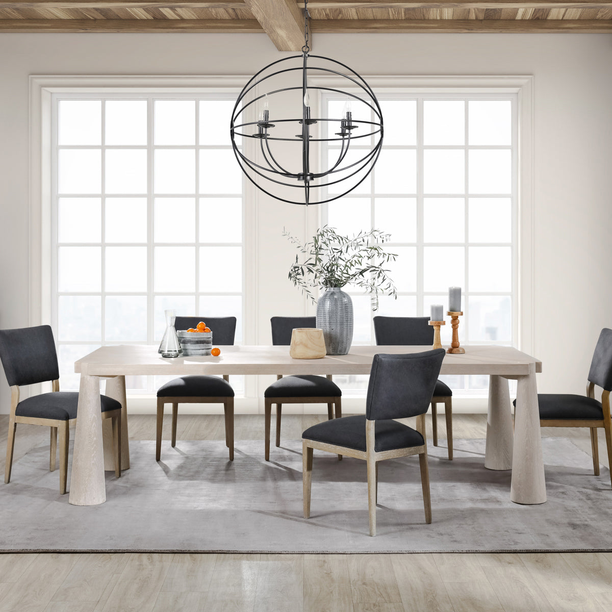 Atrop Dining Table - Ink Black