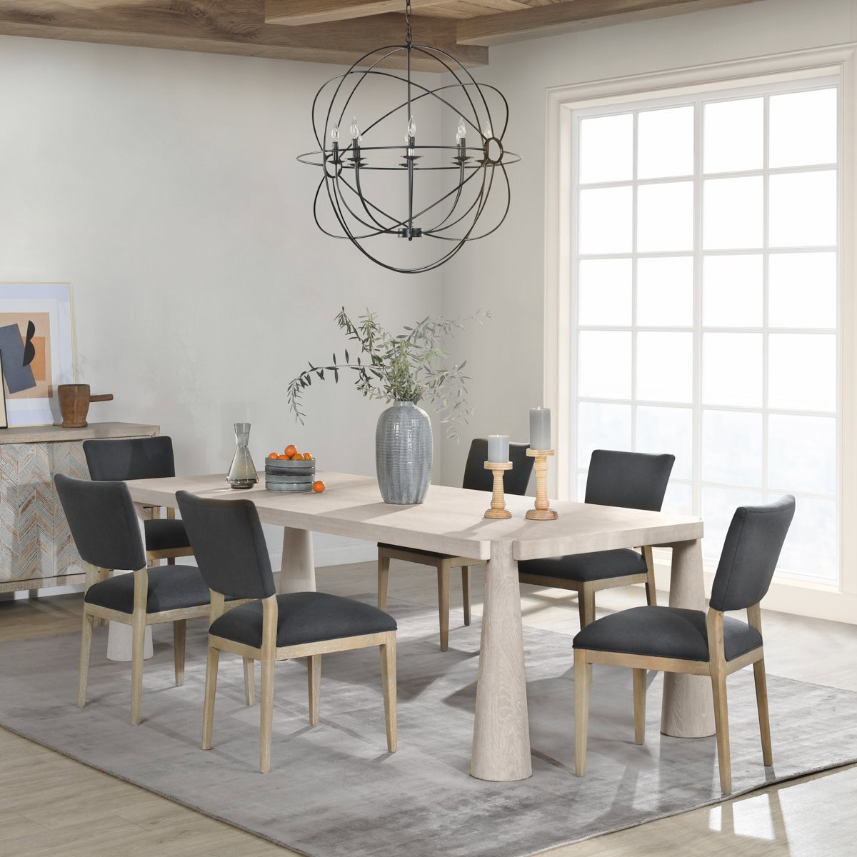 Atrop Dining Table - Ink Black