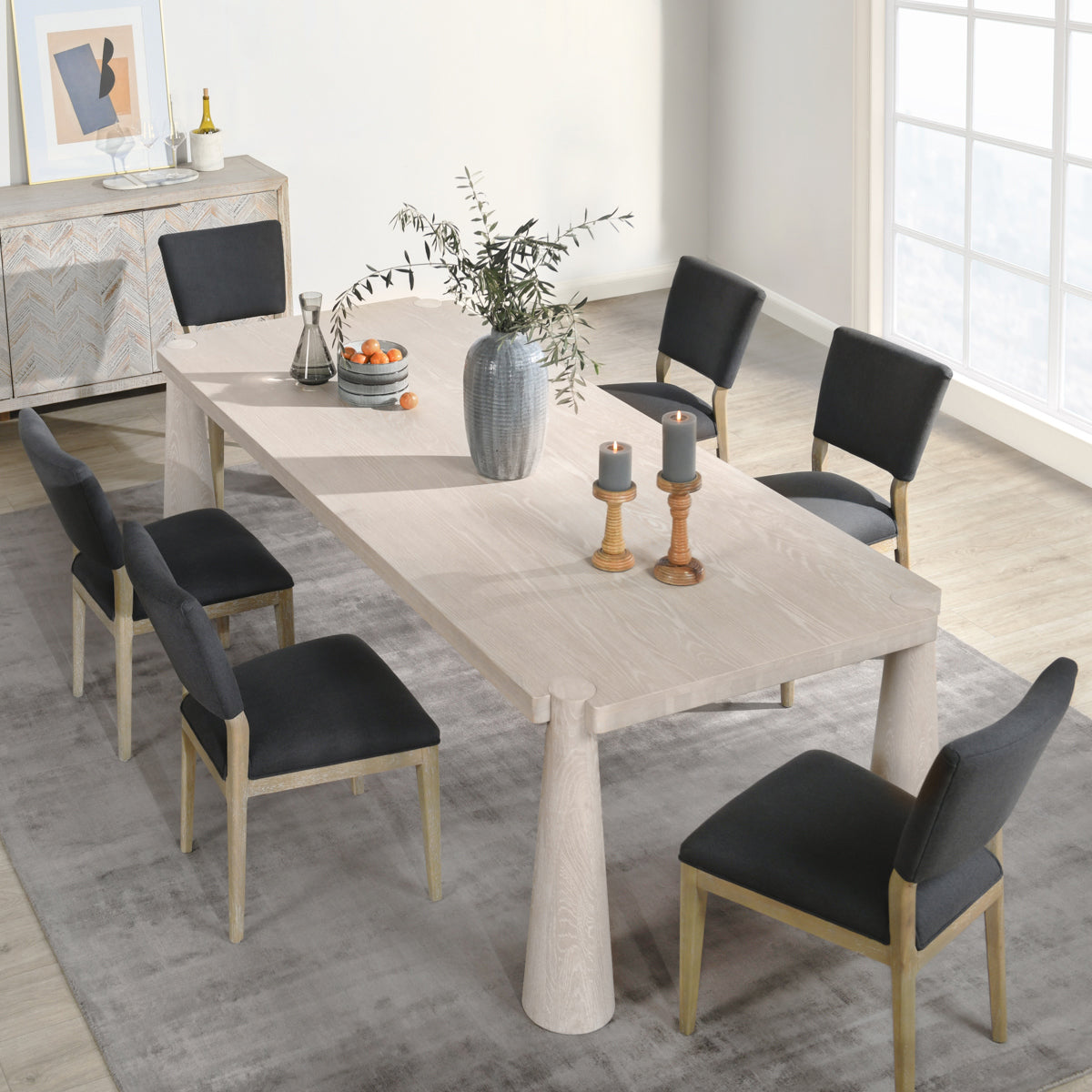 Atrop Dining Table - Ink Black