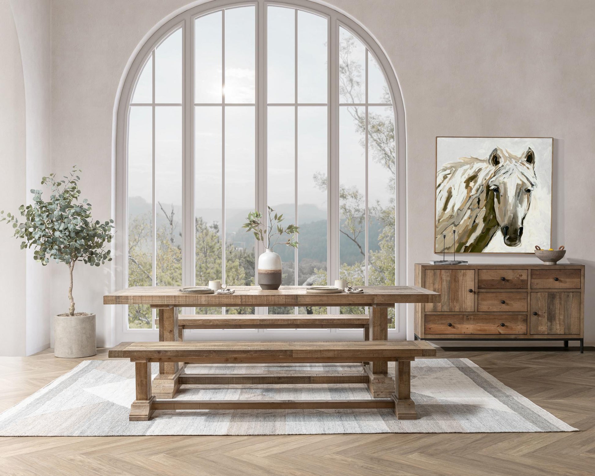 Dita Dining Table - Natural Pine
