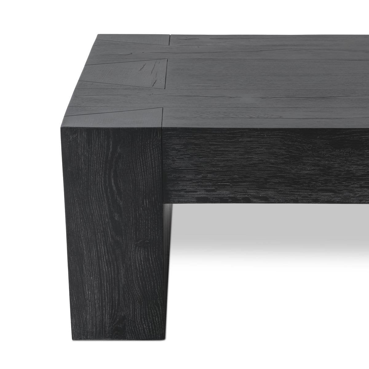 Bristol Solid Wood Rectangle Coffee Table - Black