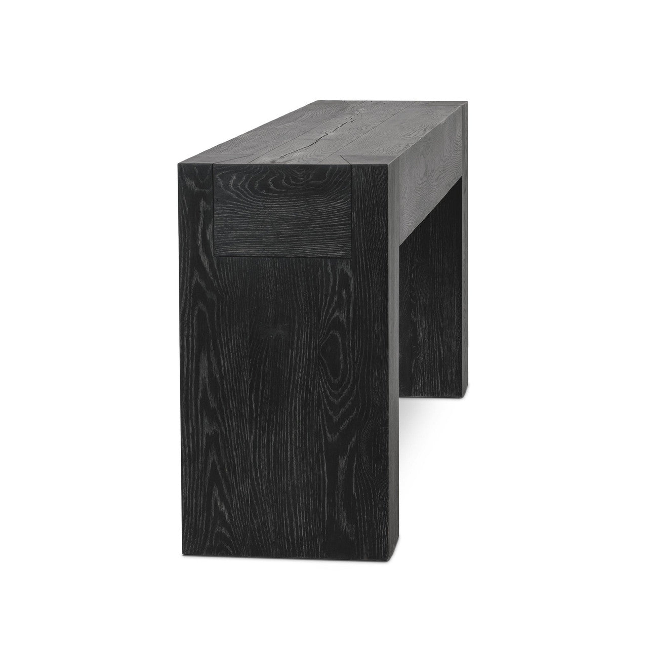 Bristol Solid Wood Rectangle Console Table - Black