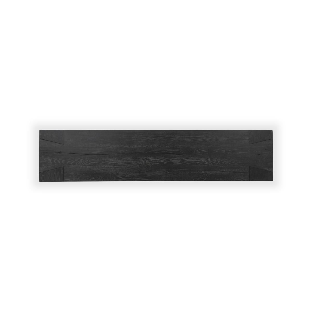Bristol Solid Wood Rectangle Console Table - Black
