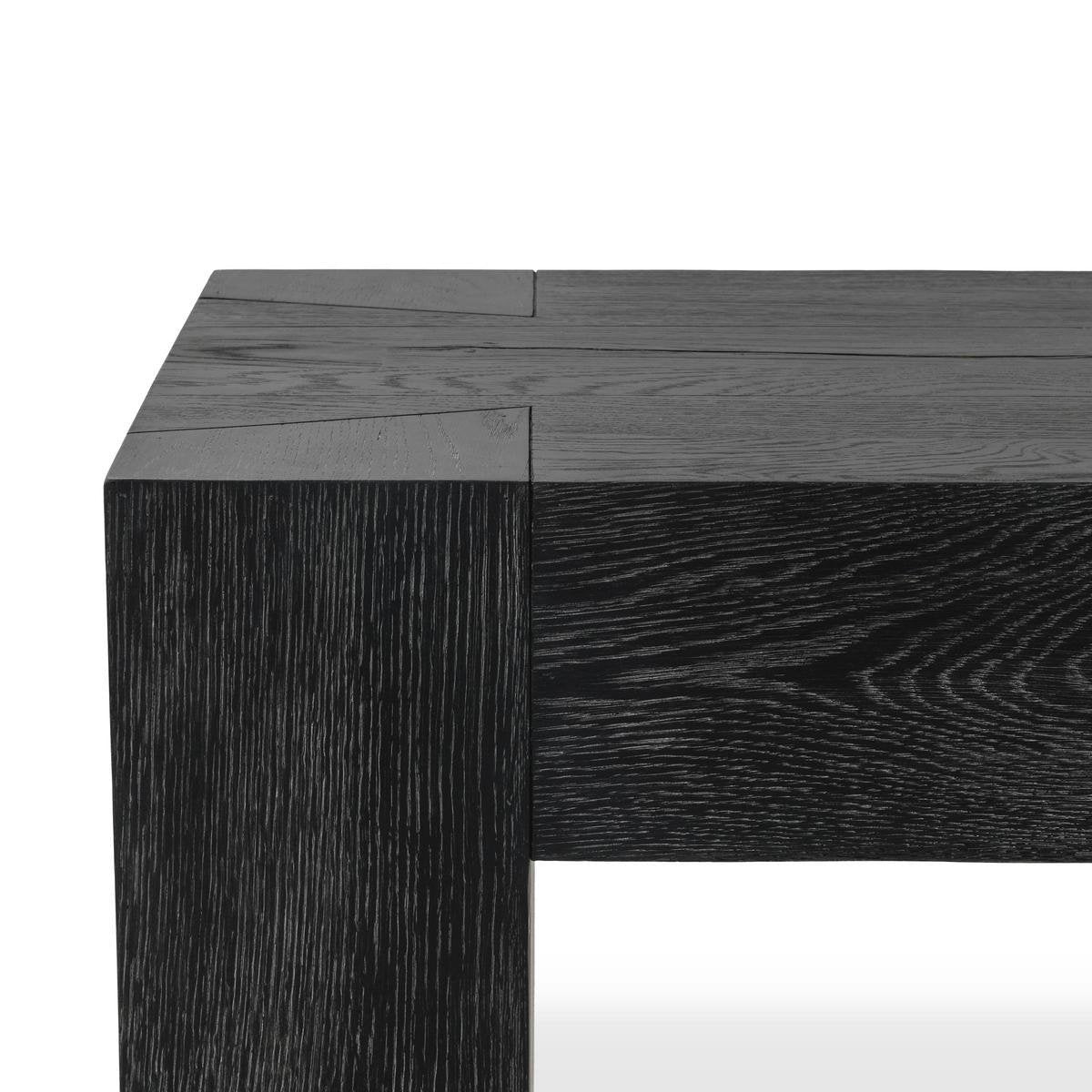 Bristol Solid Wood Rectangle Console Table - Black