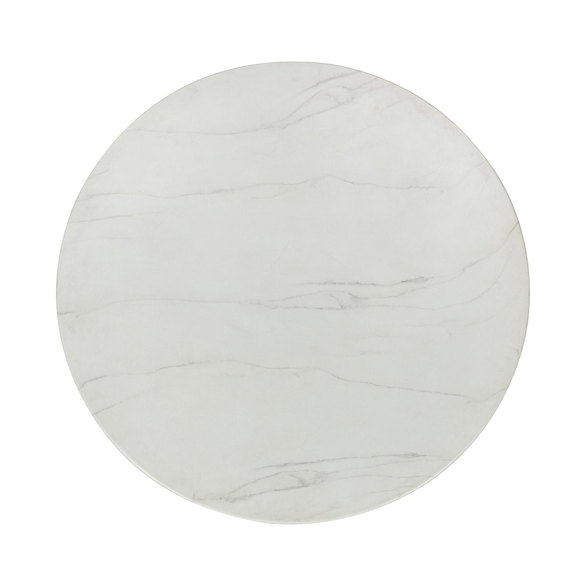 Caspia Outdoor Dining Table - Snowdrift White/Black